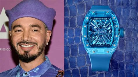 j balvin richard mille|Singer J Balvin is wearing Richard Mille RM52.